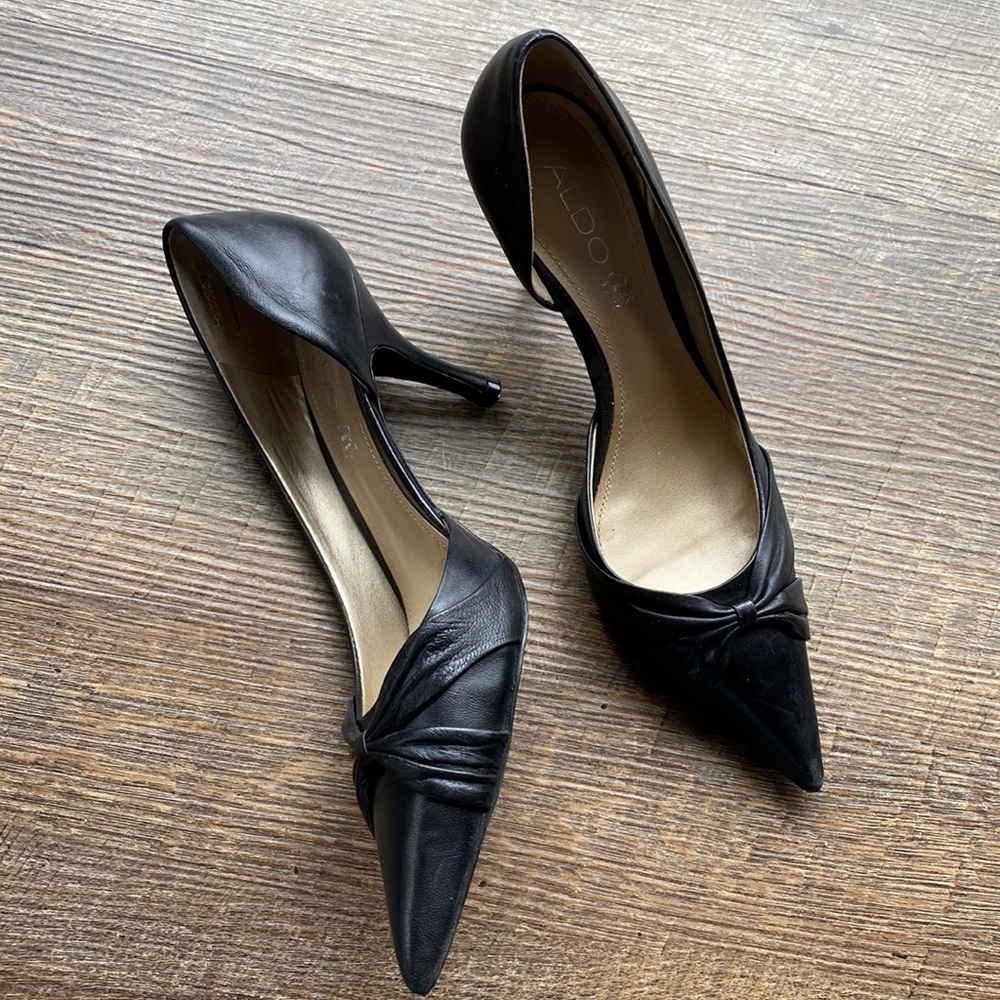 Aldo black heels